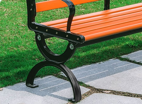 Ghế Công Viên Có Tựa Giả Gỗ - Ảnh 5