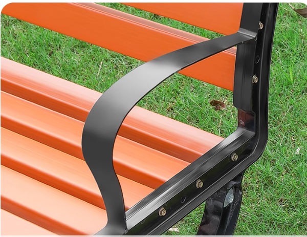 Ghế Công Viên Có Tựa Giả Gỗ - Ảnh 4