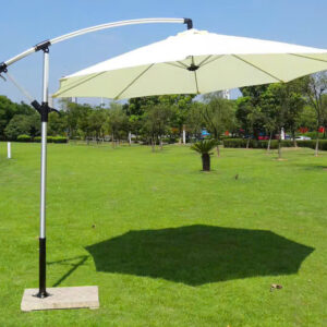 Dù Lệch Tâm Tròn 3M - Trắng