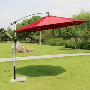 Dù Lệch Tâm Tròn 3M - Đỏ